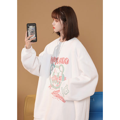 Sudadera Hip Hop Mujer Tendencia Urbana Ins - Image 9