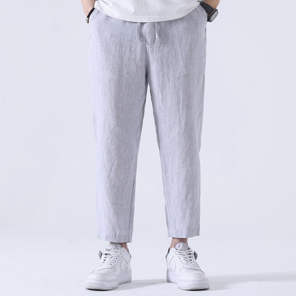 Pantalones Anchos Casuales Estilo Asiático para Hombre