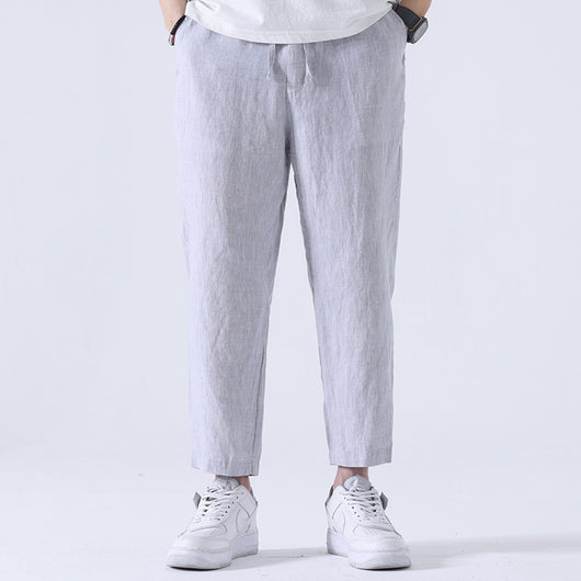 Pantalones Anchos Casuales Estilo Asiático para Hombre - Image 2