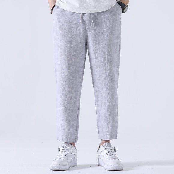 Pantalones Anchos Casuales Estilo Asiático para Hombre