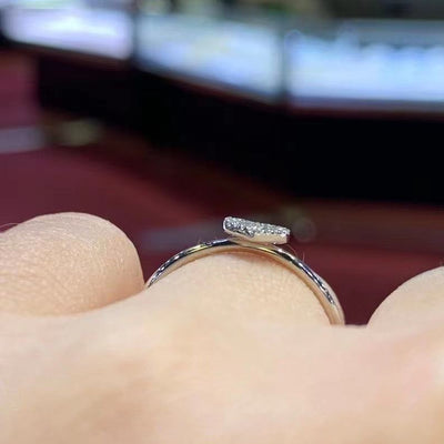 Anillo de Plata con Circones Incrustados - Símbolo de Amor Eterno - Image 8
