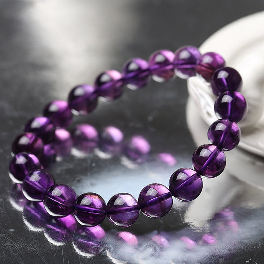 Pulsera de Ametista Natural con Eslabón Único - Image 10