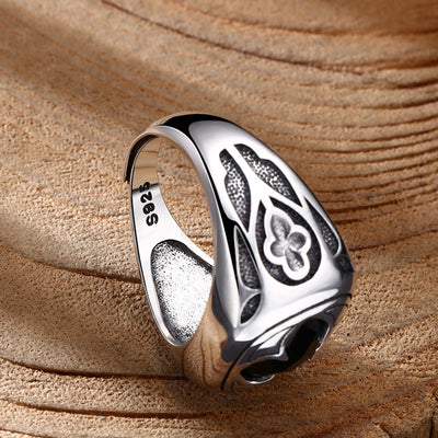 Anillo Abierto Retro Personalizado - Joya Trendy con Diseño Único - Image 3