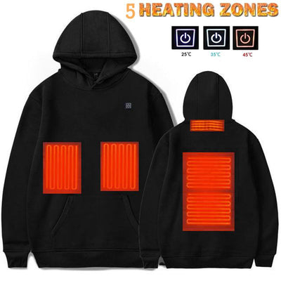Sudadera Térmica USB con Calefacción Eléctrica para Hombre - Abrigo Deportivo Invierno - Image 6