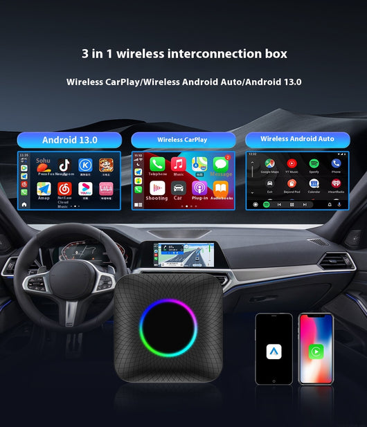 Pantalla Táctil Inalámbrica CarPlay Android 13 con Moxibustión - Image 8