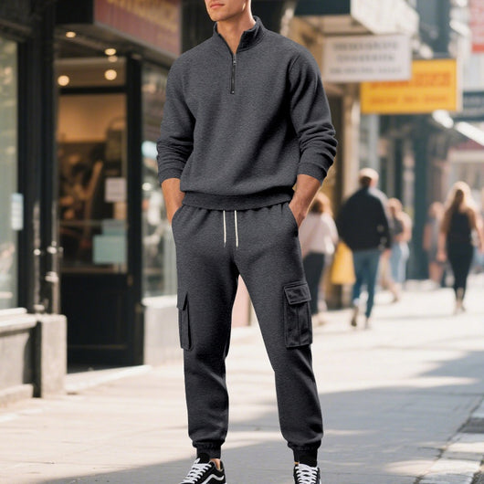 Pantalones Deportivos Térmicos con Forro Polar y Cierre - Image 28