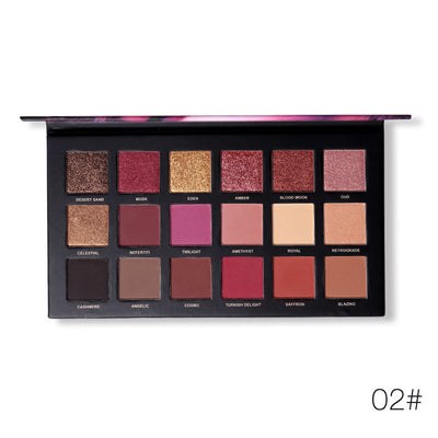 Paleta de 18 Sombras en Oro Rosado - Acabado Luminoso y Duradero - Image 7