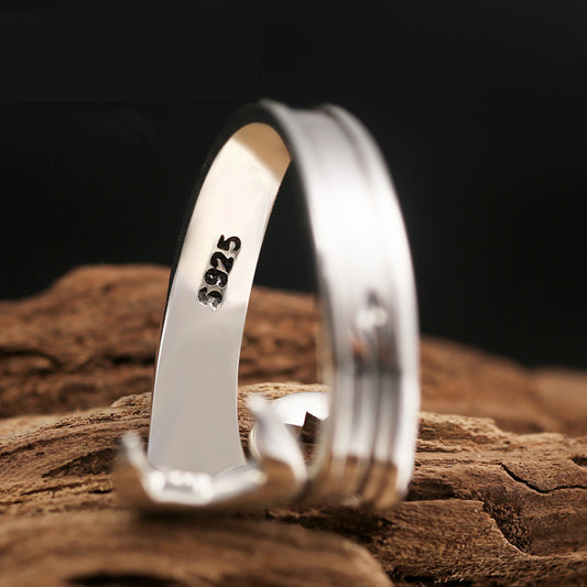 Anillo de Plata 925 Estilo Tailandés Masculino con Diseño de Llave Inglesa - Image 2