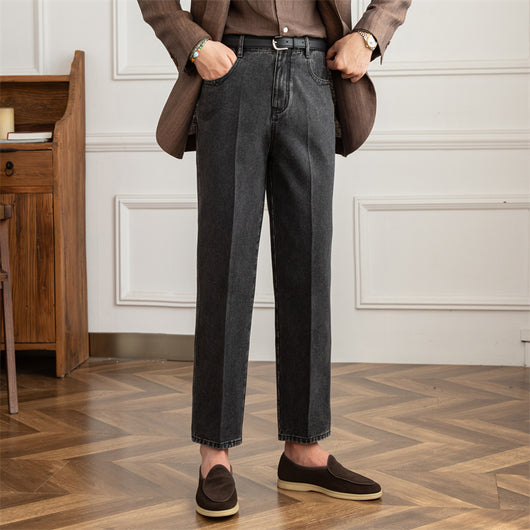 Pantalón Vaquero Cintura Alta Recto Estilo Japonés - Image 6