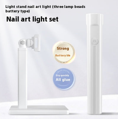 Soporte Giratorio Multifuncional para Manicura con Lámpara LED - Image 13