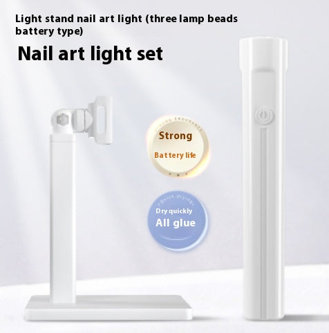Soporte Giratorio Multifuncional para Manicura con Lámpara LED - Image 13