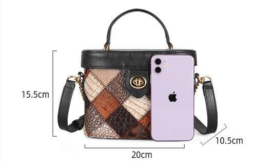 Bolso de Hombro Cilíndrico Compacto - Diseño Versátil para Mujer - Image 8