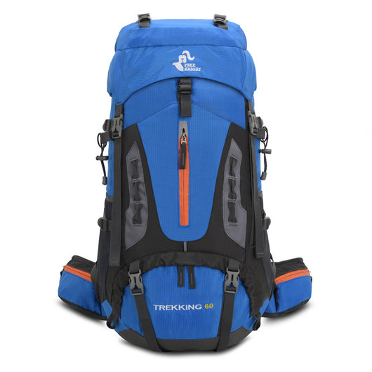 Mochila de Senderismo 60L con Cobertor de Lluvia - Ideal para Montañismo y Camping - Image 6
