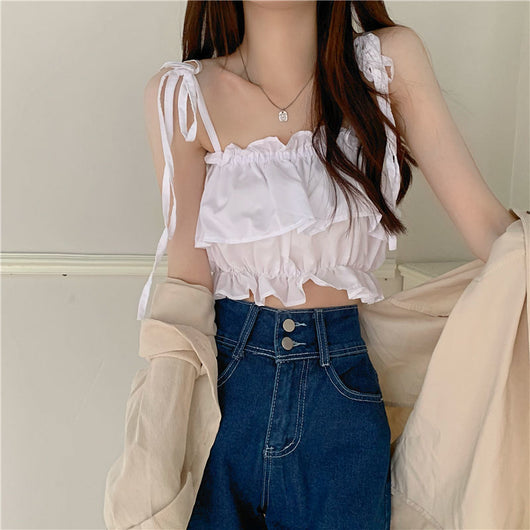 Top Fruncido Hot Girl con Tirantes Ajustables - Image 19