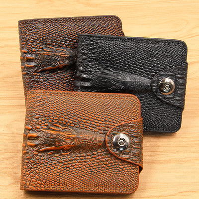 Billetera Magnética Compacta Estilo Coreano para Hombre