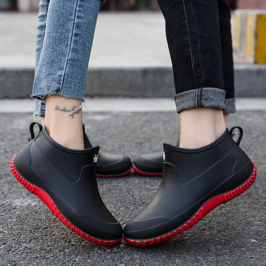 Botas Cortas Impermeables con Forro Cálido para Hombre Talla Grande - Image 12