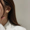 Aretes de Diseño Minimalista con Esferas Magnéticas Conectables