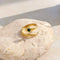 Anillo Serpiente Chapado en Oro 18K Acero Inoxidable