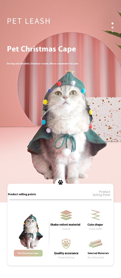 Capa Navideña Térmica para Mascotas - Abrigo Cálido para Perros y Gatos - Image 8