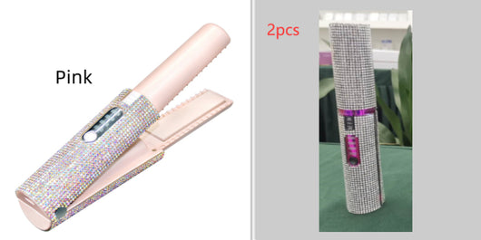 Cepillo Alisador Eléctrico 2 en 1 USB - Plancha y Rizador Multifuncional - Image 28