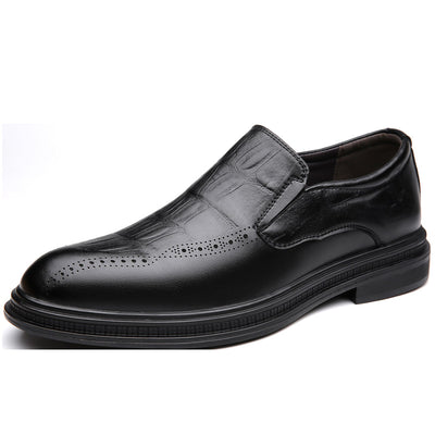Zapatos de Cuero Puntiagudos Estilo Británico para Hombre - Image 6