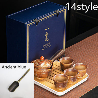 Juego de Té Xiaoyao con Tetera Giratoria 360° - Image 42