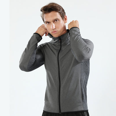 Chaqueta Deportiva con Capucha y Cierre Completo para Hombre