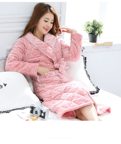 Pijama Térmico para Parejas Franela Acolchada Tres Capas - Image 8
