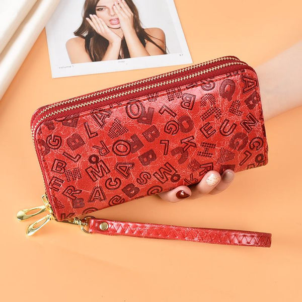 Cartera Larga Multifuncional para Mujer con Compartimento para Celular