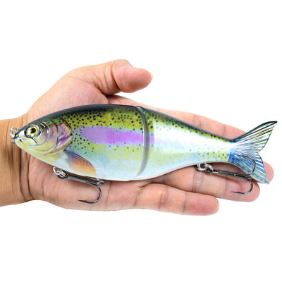 Señuelo Articulado de Metal con Conexión S - Hundible Multi-sección para Pesca - Image 3