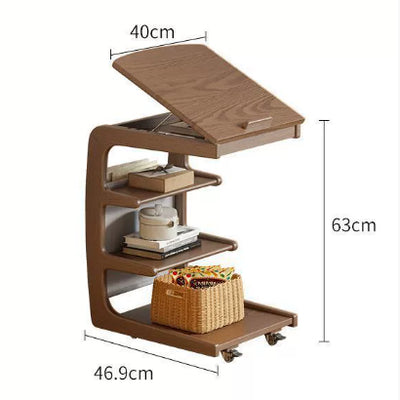 Mesita Auxiliar Móvil con Ruedas para Dormitorio y Sala - Image 8