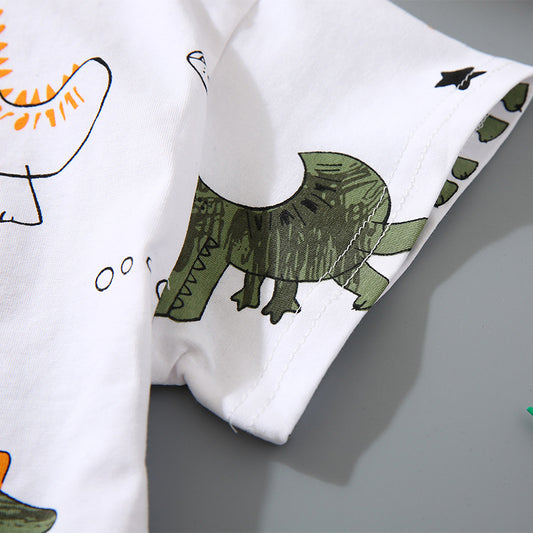 Traje Casual Infantil con Estampado Dinosaurio Completo - Image 2