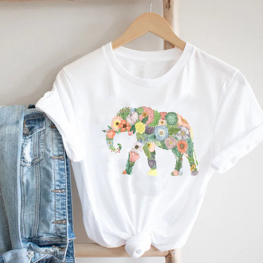 Playera Casual Hombre Cuello Clásico con Diseño Cartoon