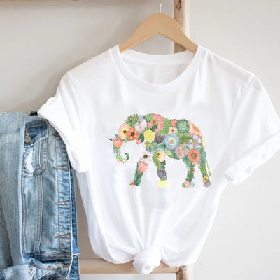 Playera Casual Hombre Cuello Clásico con Diseño Cartoon
