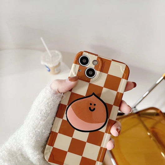 Funda para Celular Ajedrez Naranja con Soporte - Image 13