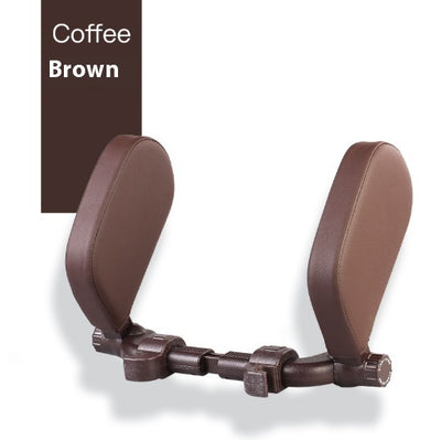 Almohada Cervical Ajustable para Auto - Soporte Ergonómico de Cuero para Viajes - Image 30