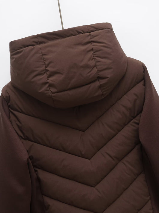 Abrigo Slim Fit con Capucha de Algodón para Otoño e Invierno - Image 10