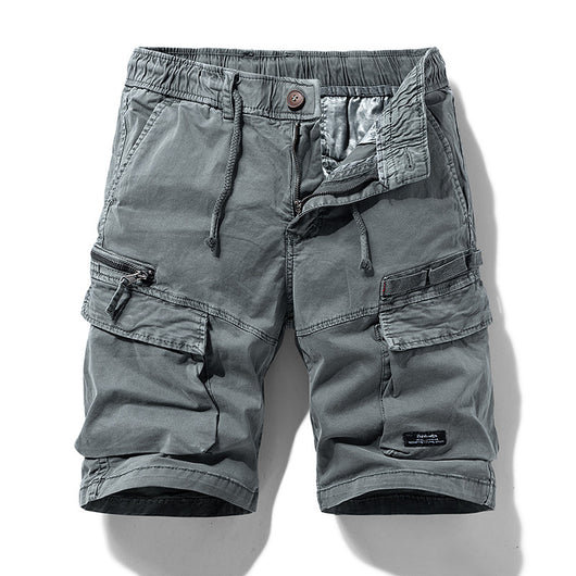 Shorts de Verano para Hombre con Cierre y Múltiples Bolsillos - Image 3