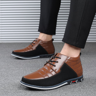Zapatos Casuales de Cuero para Hombre con Cordones Frontales - Image 5