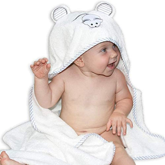 Toalla de Baño Infantil con Capucha Orejas de Osito - Bata Térmica Suave - Image 7