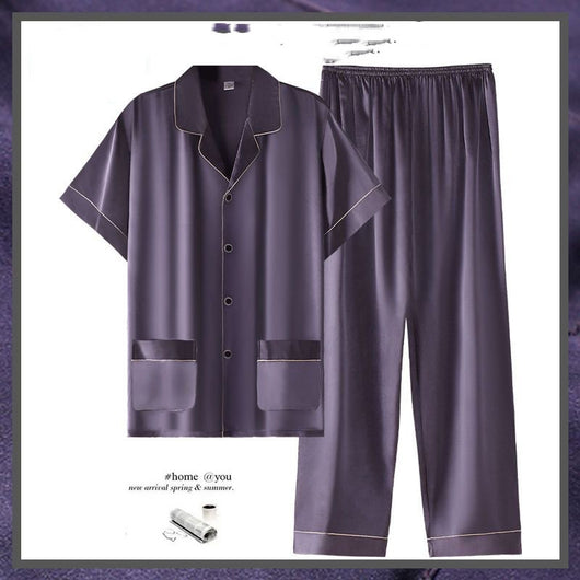 Pijama Corto Ligero para Hombre - Conjunto Cómodo de Verano - Image 10