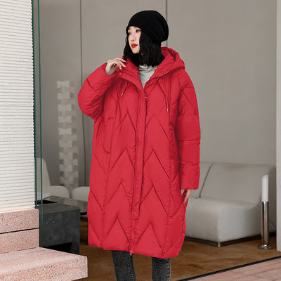 Chaqueta Acolchada de Plumas Mujer Largo Medio - Image 11