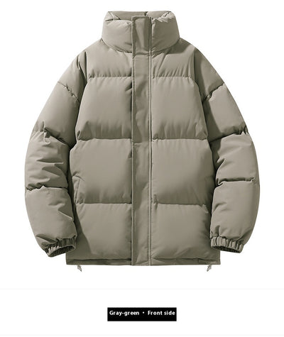 Abrigo Acolchado de Cuello Alto para Parejas - Diseño Minimalista - Image 35