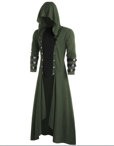 Abrigo Largo Retro Steampunk Gótico para Hombre - Image 6