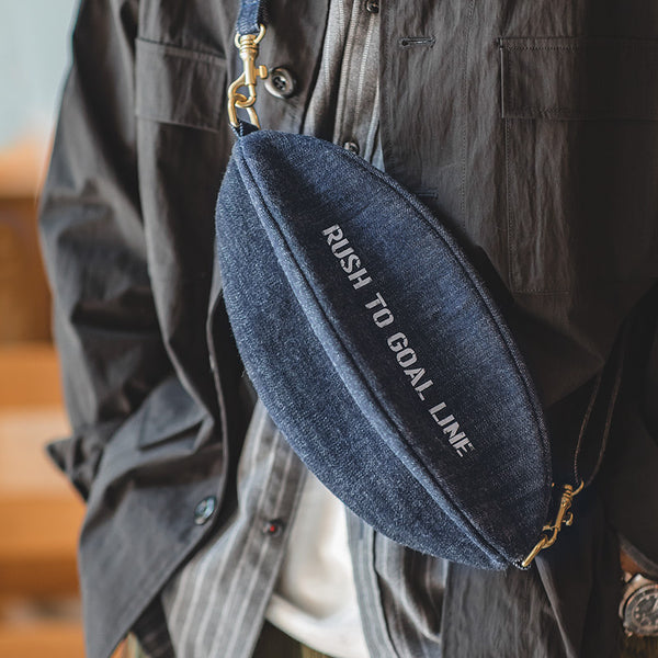 Bolsa Cruzada Madden Workwear Denim Retro Rugby