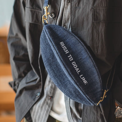 Bolsa Cruzada Madden Workwear Denim Retro Rugby
