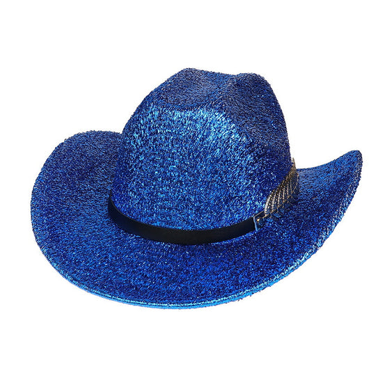 Sombrero Vaquero Fluorescente de Ala Ancha para Fiestas y Baile - Image 4