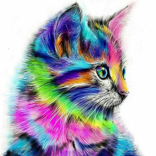 Pintura Digital al Óleo 4050FB sin Marco - Gato - Image 8