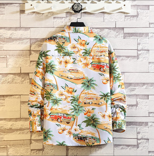 Camisa Manga Larga Estampado Floral para Hombre - Image 4