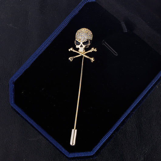Broche Pin Calavera para Hombre - Distintivo Rockero Elegante - Image 6